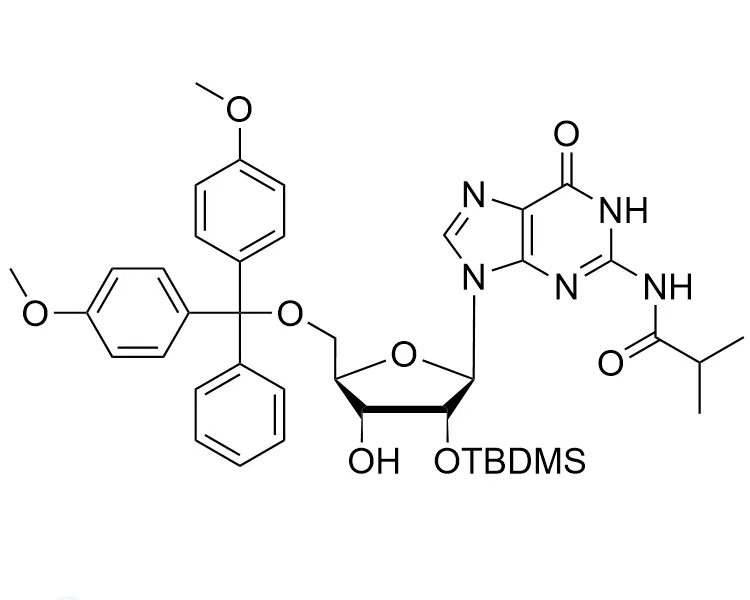 5'-O-DMT-2'-O-TBDMS-N2-ibu-rG