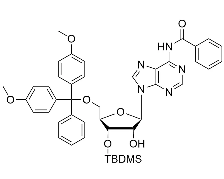 5'-O-DMT-3'-O-TBDMS-N6-Bz-rA